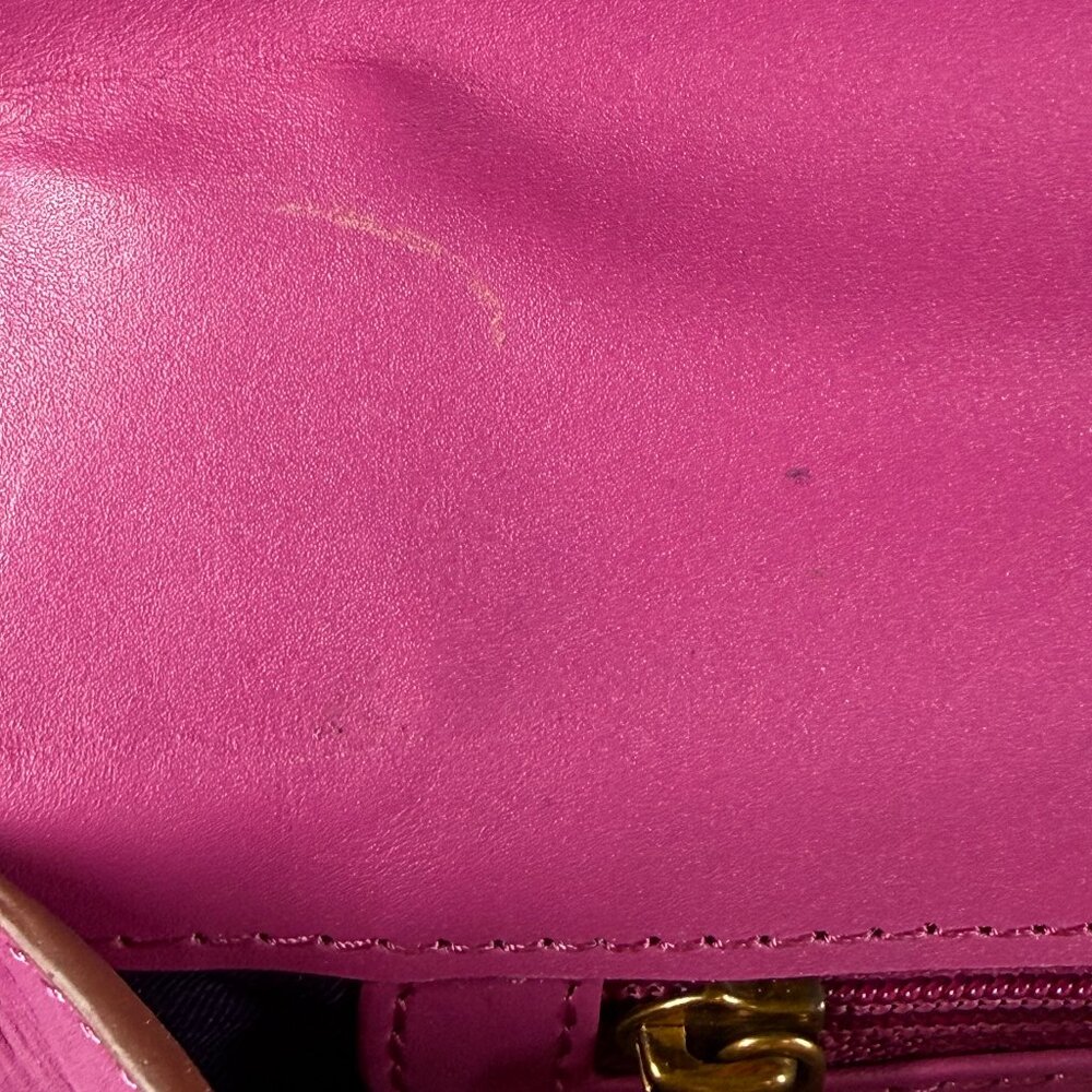 Sharif Legacy Museum Lion Knocker Leather Satchel Crossbody Bag - Sample Color - Picture 15 of 15